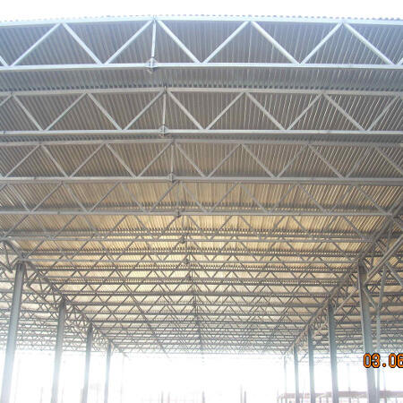 Закончен монтаж металлоконструкций