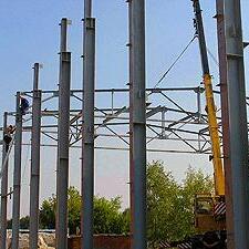 Монтаж склада из металлоконструкций