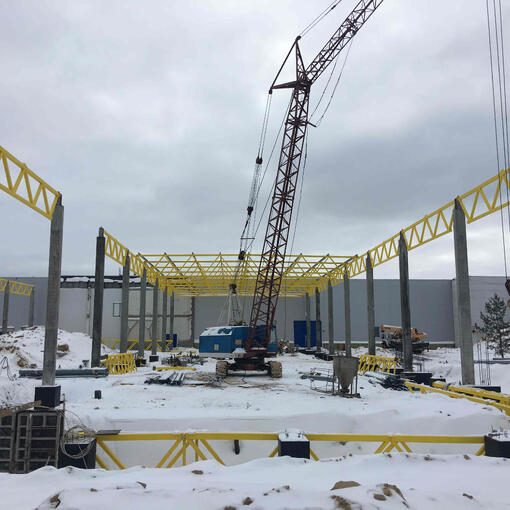 Установка металлоконструкций