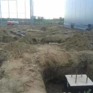 Подготовка для начала строительства