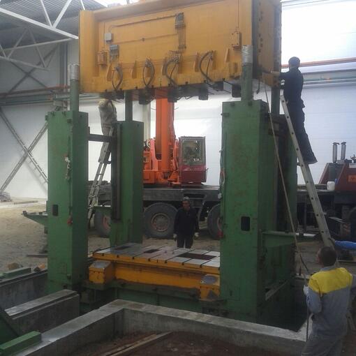 Монтаж пресса 