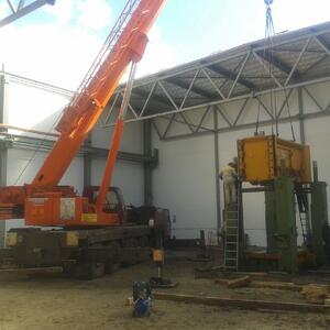 Монтаж пресса 