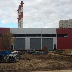 Здание котельной с внешней отделкой