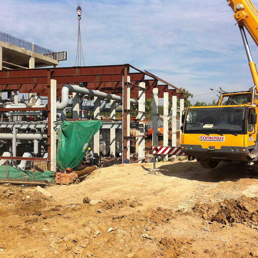 Закрепление верхних элементов